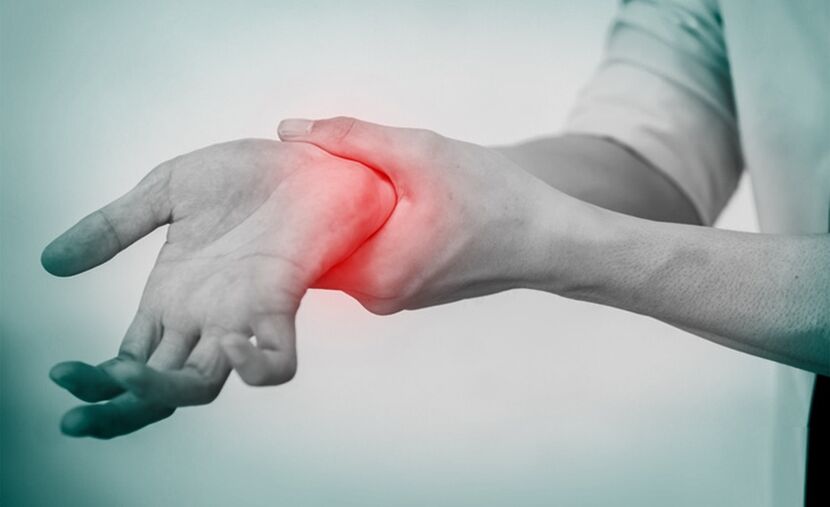 pain due to arthritis of the wrist joint
